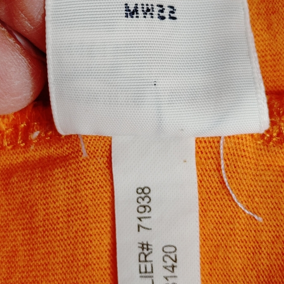 POLO BY RALPH LAUREN Classic Fit Cotton V-Neck T-Shirt, LifeBoat Orange XL - Picture 9 of 9